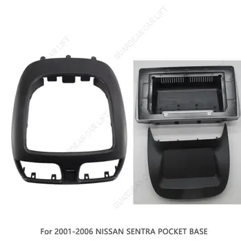 10,1palcový panel autorádia pro Nissan Sentra Almera 2000-2006 Pocket Base Fascia Dash Kit Konzola Bezel Adaptér Kryt Přístrojové Desky 10 nejlepší prodej Nissan Almeera Dash - №1