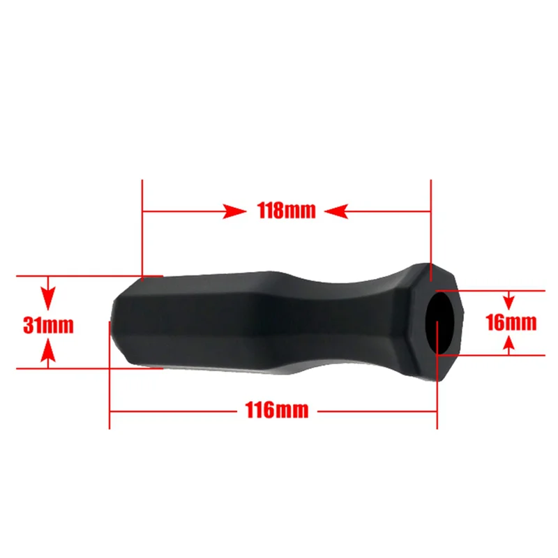 Table Football Machine Accessories Foosball Handle Grips Octagonal Plastic Handles For Standard Table Feet (16 Pack)