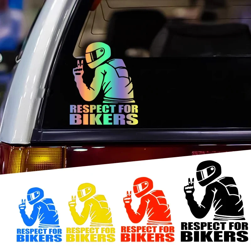 

1pc Cool Biker Stickers for Car Window PVC Vinyl Decals Fashion Moto Styling Accesorios Full body