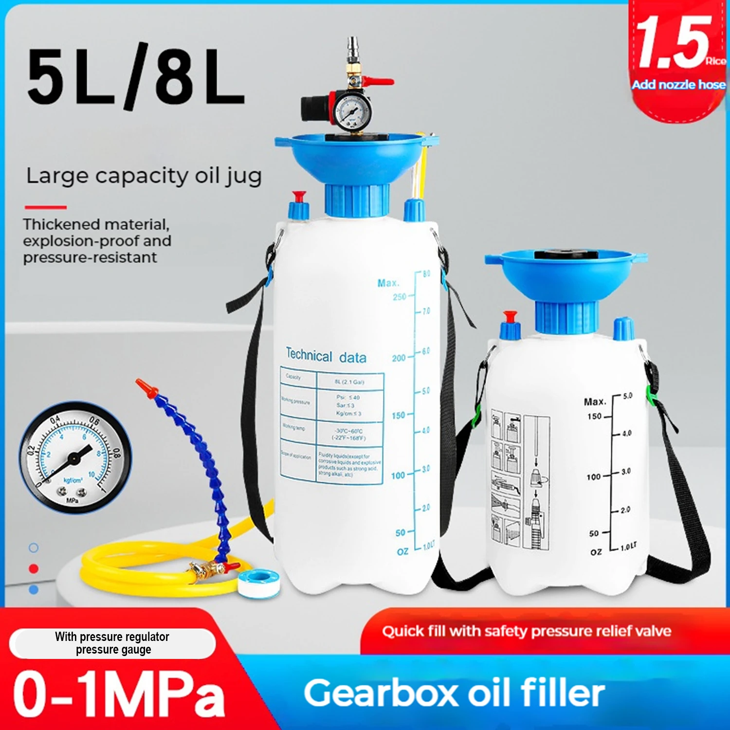 

Инструмент для заправки масла в пневматической трансмиссионной коробке Машина для замены моторного масла Автоматическая машина для заправки масла в коробке передач Насос для заливки масла