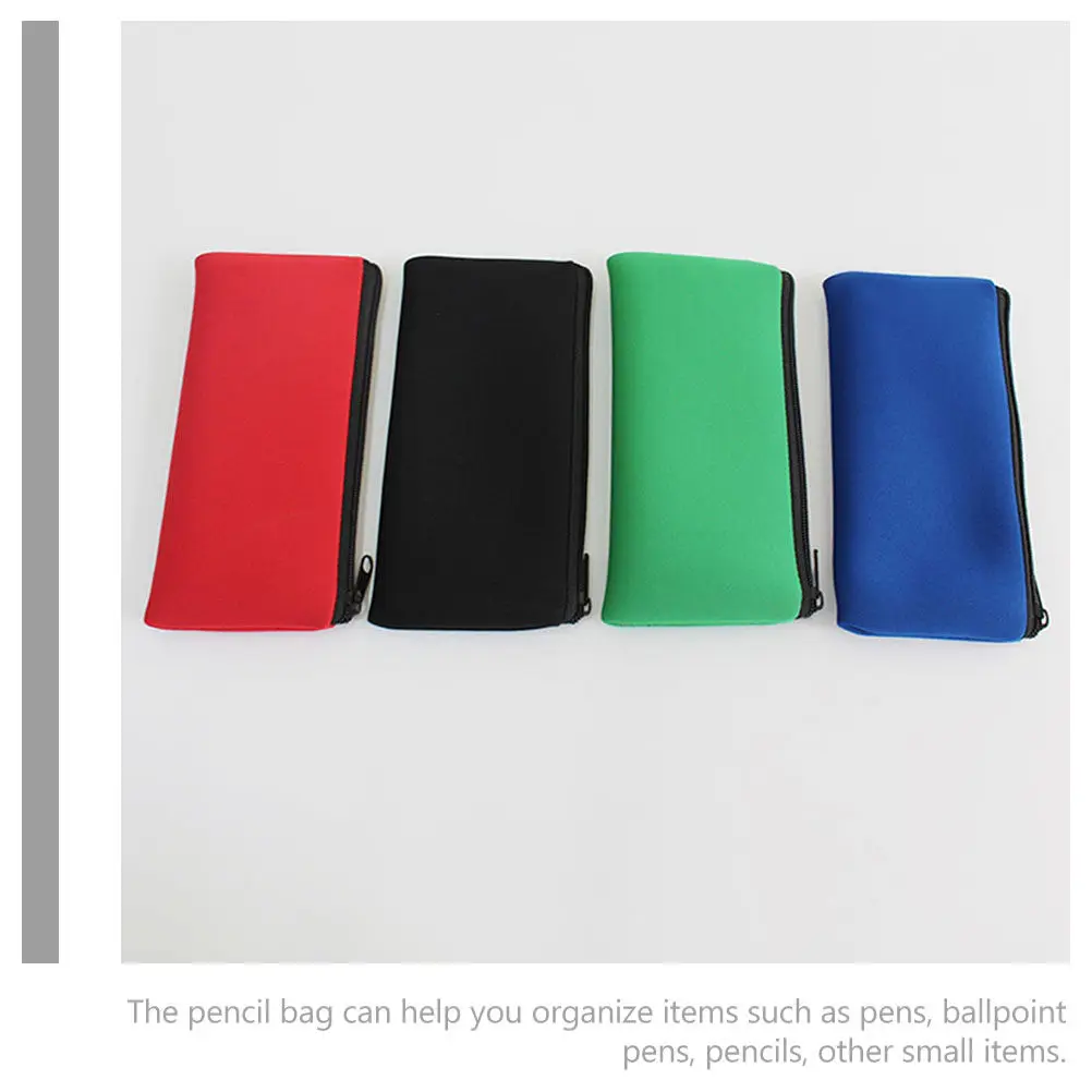 4 Pcs Multiple Multifunctional Storage Organize Pencil Big Capacity Case Compartment Bag Large Mesh Supply Organizer