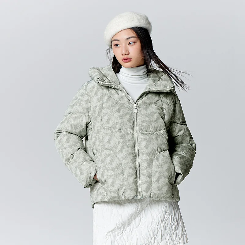 Semir Down Jacket Women Mid-Length Waterproof and Warm Winter Oversize Hooded Versatile Coat