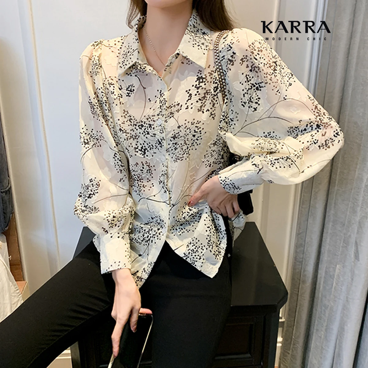 KARRA (up to 77) Dandelion Color Blouses _ KB3FBL086C