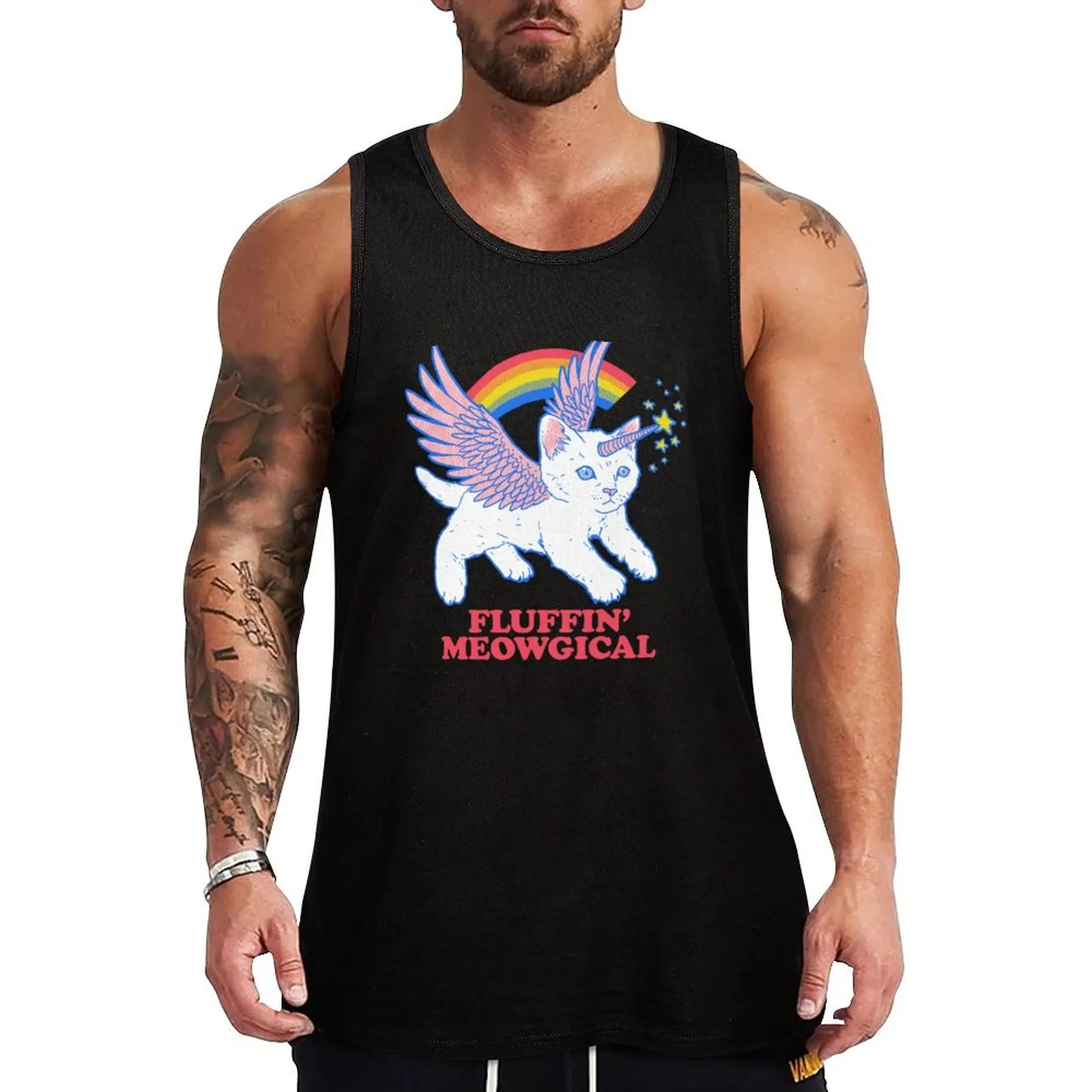 Мужская футболка без рукавов, для фитнеса