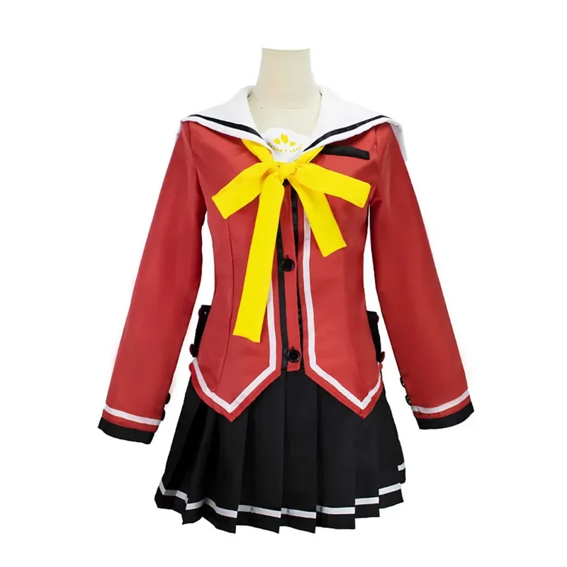 Women Anime Charlotte Tomori Nao Cosplay JK Uniform Costume Or Wig lf[5