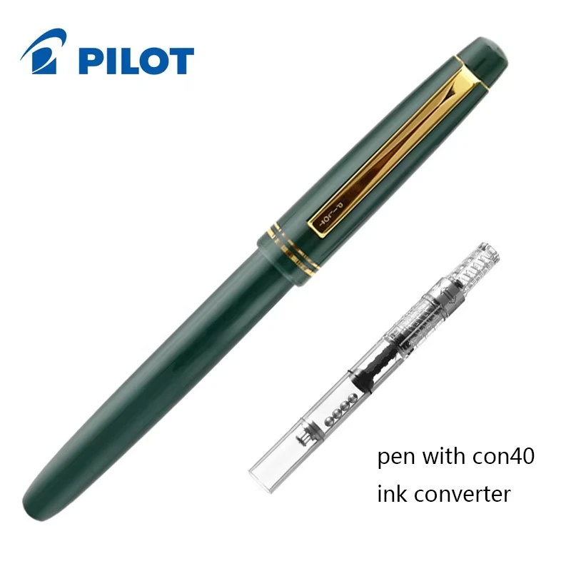 

Перьевая ручка PILOT 78g 78g+ 22k Golden Iridium с пером EF/F/M, прозрачные цвета, для каллиграфии, для студентов, для письма и практики, подарок