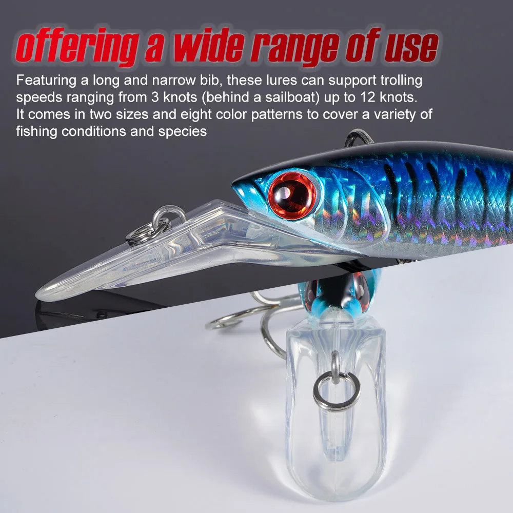 NOEBY Trolling Minnow Señuelo Hundible para Atún - imagen 3