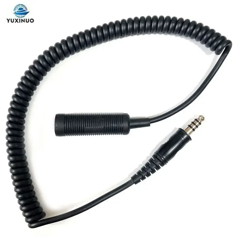 

Durable Stable Radio U-92A/U FOR U-174/U Bowman Headset Extension Cable Military Helicopter Headphone Headset Extension Cable