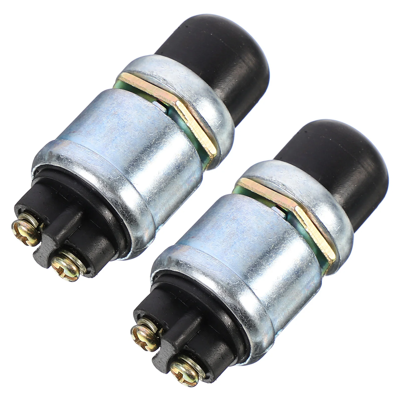 

2pcs Waterproof Start Button Ignition Auto Engine Starter Sturdy Rust Resistant Universal Design Car Truck