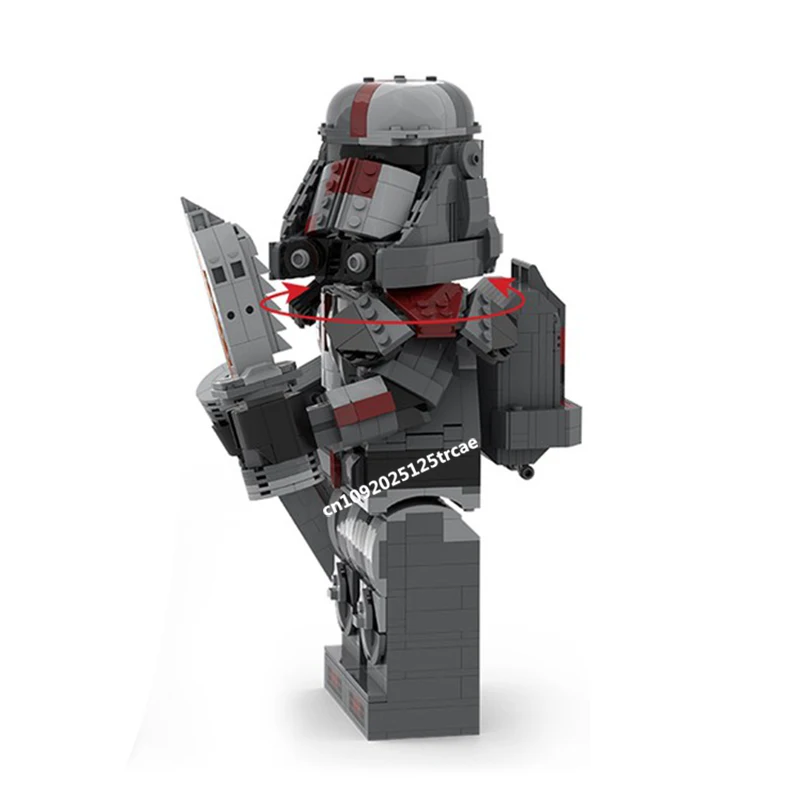 Nuovo famoso personaggio del film Star Battle Figure Moc Hunter Space Model Building Blocks Fai da te Idee creative Giocattoli per bambini Regalo di compleanno