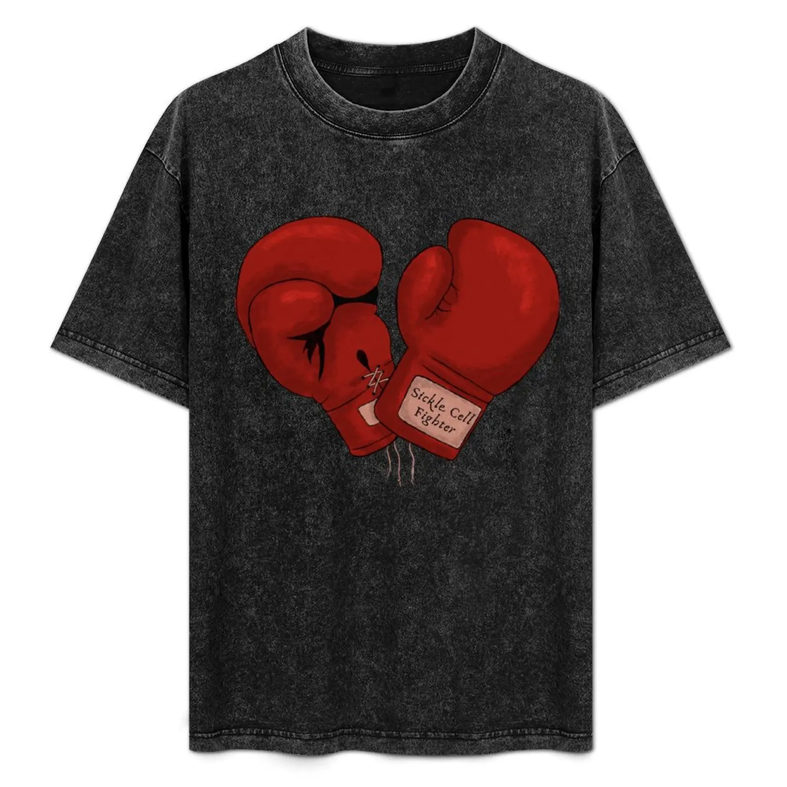 Sickle Cell Fighter T-Shirt Daily Wear Plain Short Sleeve Shirt