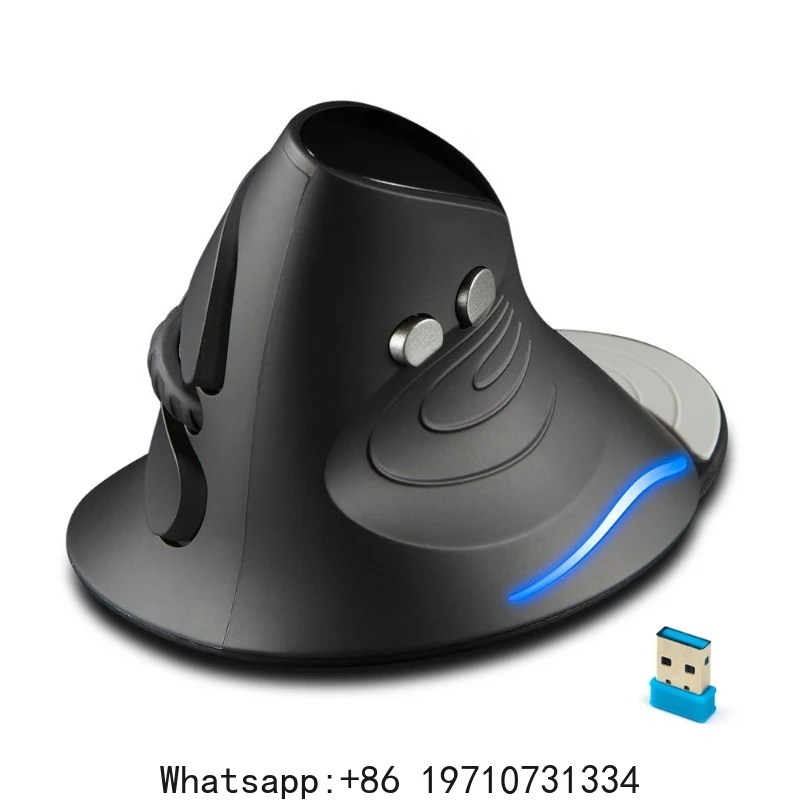 

F-17 6 Keys Ergonomic Optical Mice Vertical Mouse 2.4GHz Wireless Gaming Mouse with 3 Adjustable DPI for PC Laptop