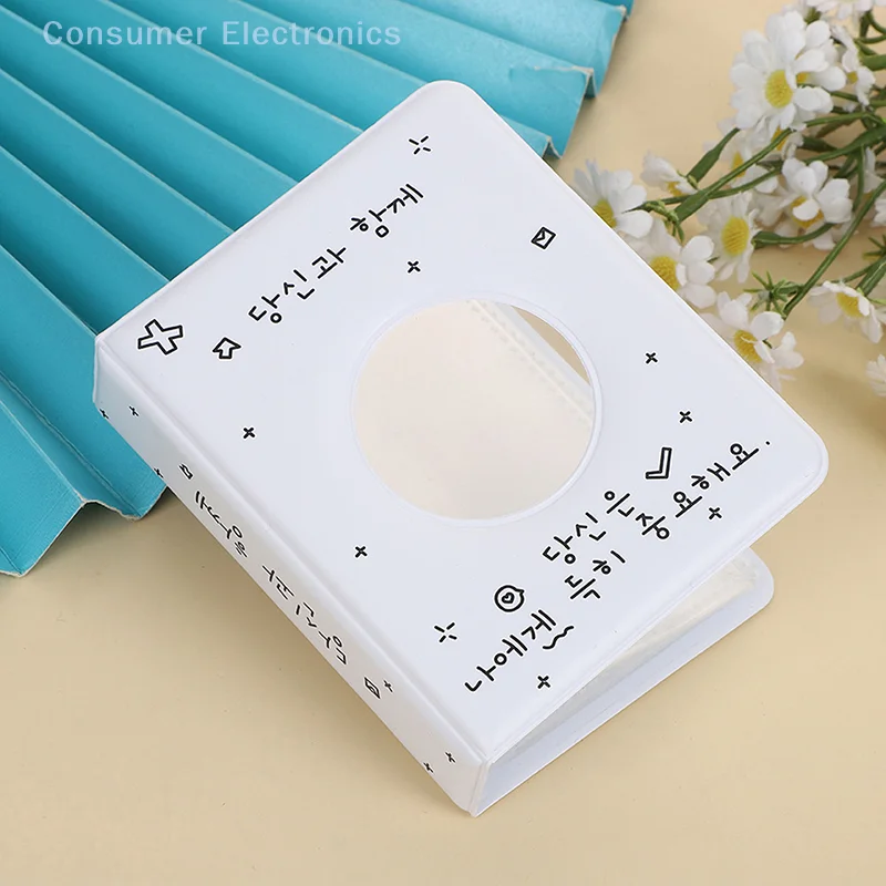 1 Piece 40 Pages Circle Hollow Idol Photo Album Book 3inch Kpop Photocards Binder Picture Album Cards Collector Book