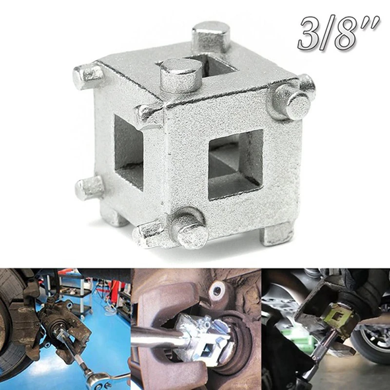 Rear Disc Brake Caliper Piston Rewind/Wind Back Cube Tool 3/8\