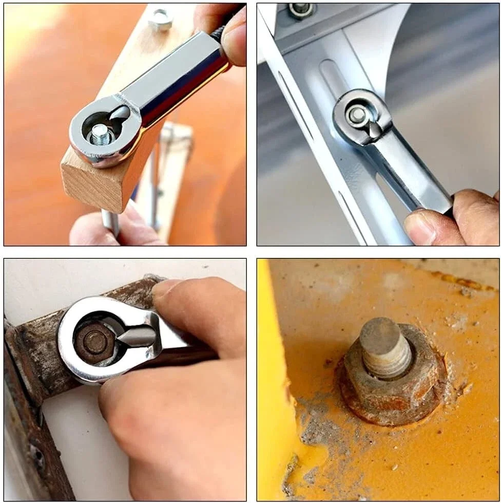 4pcs 9-27mm Nuts Splitter Cracker Tools Set Heavy Duty Nut Breaker Remover Rust Manual Extractor Tools For Workers DIY Families