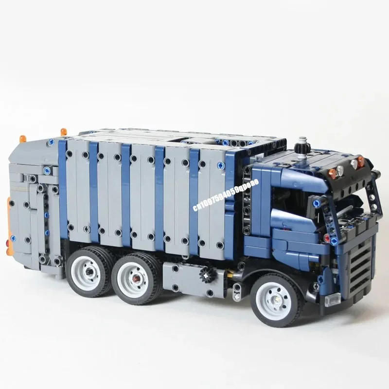 新しい 936 個 Moc シティエンジニアリングシリーズ 42203 ゴミ車モデルクリエイティブアイデア子供のおもちゃ誕生日ギフトテックカスタムパズル Moc42203