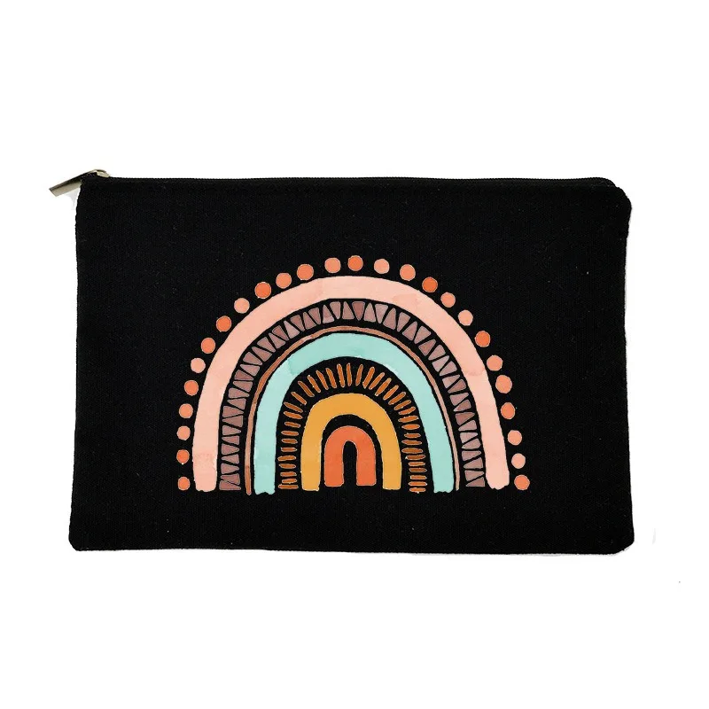 

Стильная радужная косметичка многоразового использования для путешествий, подарков сестер или подарков на день рождения, косметичка