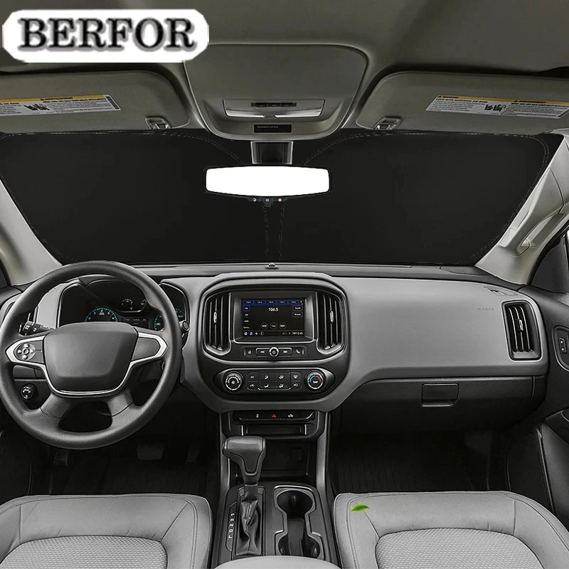 

Солнцезащитный козырек для лобового стекла Chevrolet Colorado 2015-2023, нано-изолирующий, для переднего окна, аксессуар для интерьера автомобиля