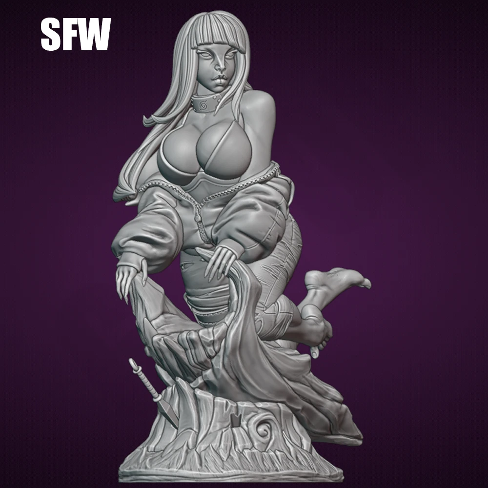 

1/24 комплект модели для 3d печати, сексуальная девушка Хината Груша Forc NSFW, аниме-фигурка, модельный комплект, сделай сам, миниатюрная редукционная статуя, неокрашенная игрушка
