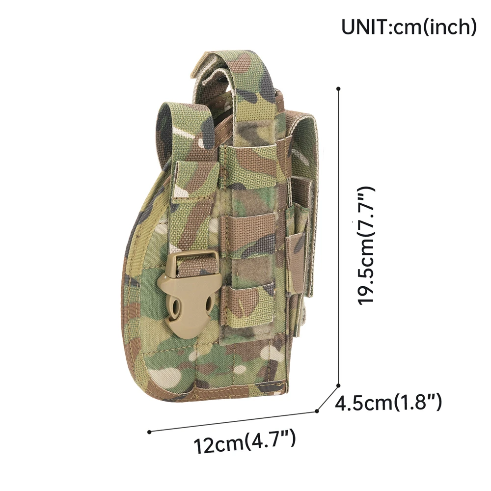 EXCELLENT ELITE SPANKER Tactical Universal Gun Holster Right Hand Molle Pistol Holster Thigh Pistol Bag for Glock 17/1911