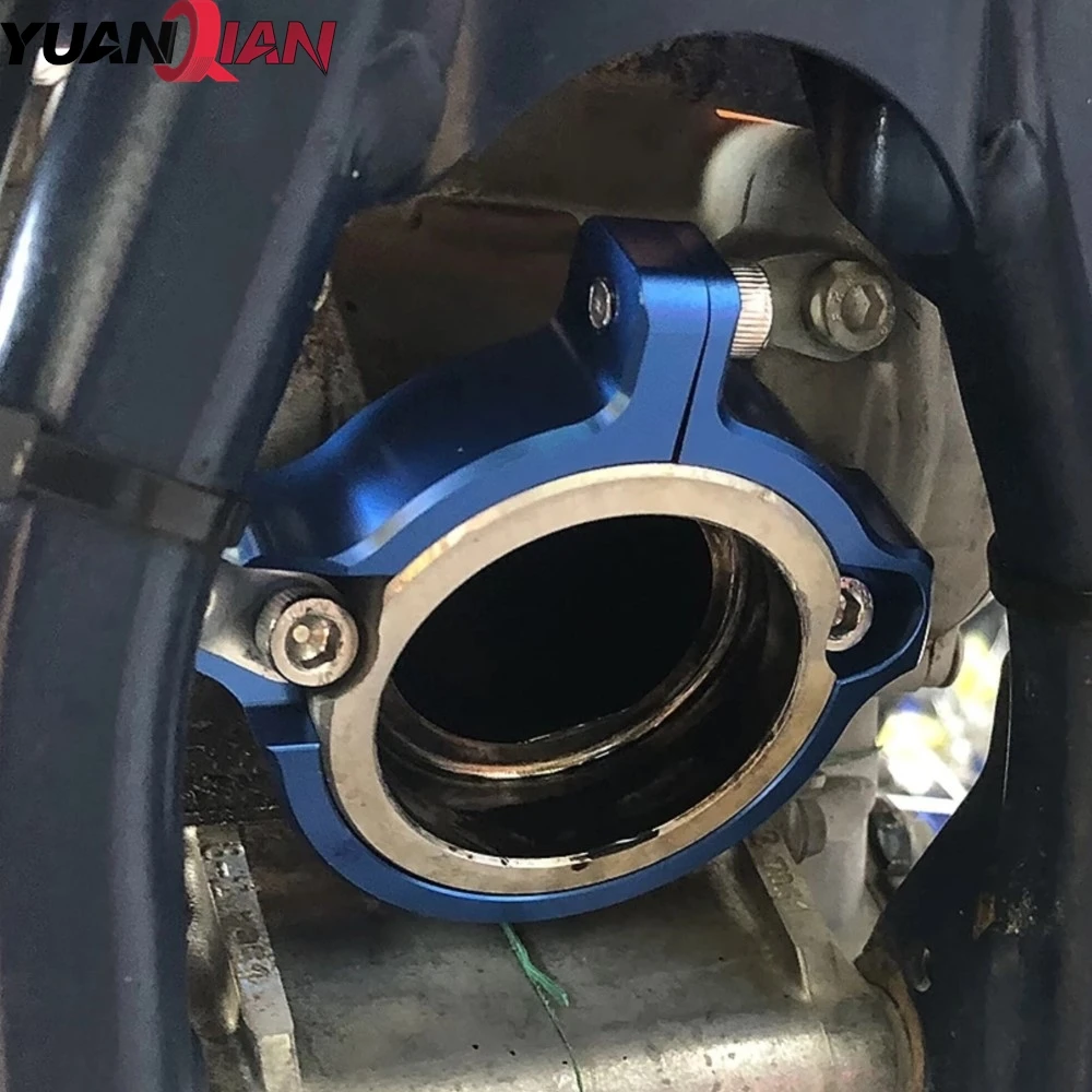 

CNC Dirtbike Motorcycle Exhaust Flange Guard Cover For Husqvarna 250 300 TE TC TX For XC SX XCW XC-W Six Days 2017 2018-2022