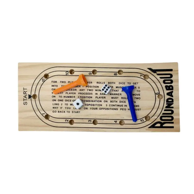 Piccolo gioco da golf in legno Ch Tabellone segnapunti tradizionale giocattolo Eonal Lu Ban Lo transfrontaliero per bambini dai 3 anni in su