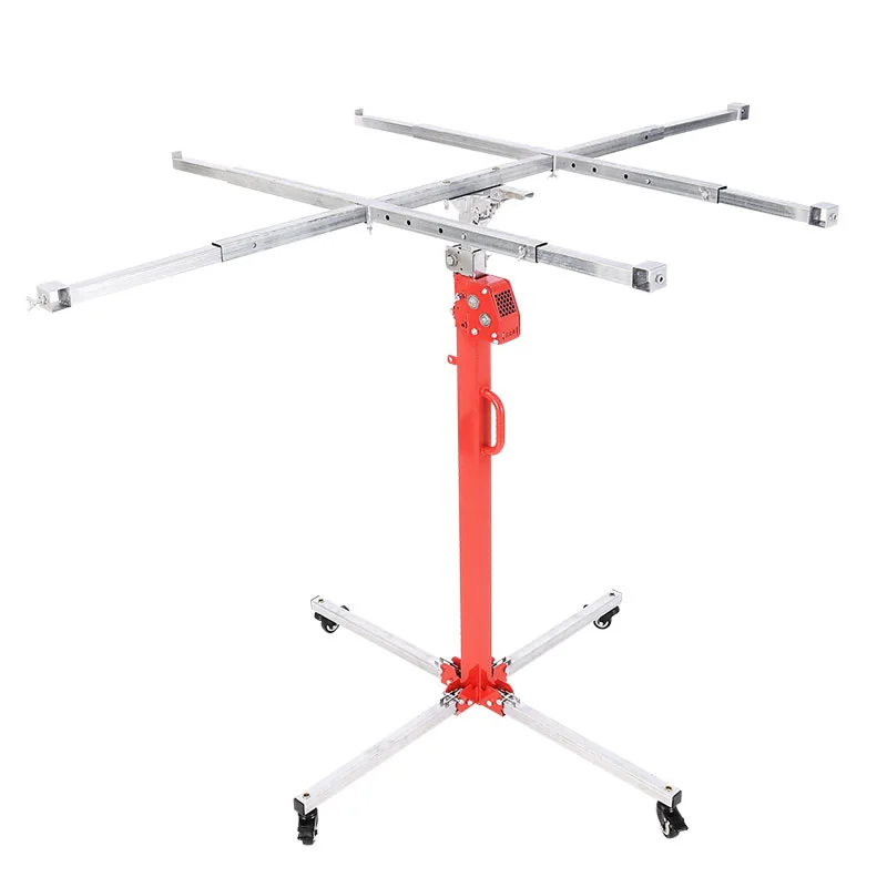 Drywall Lifting Bracket, Hand-Crank Lighting Fixture Installation Lift Bracket, Adjustable Mobile Bracket, Small Ceiling Drillin view 6