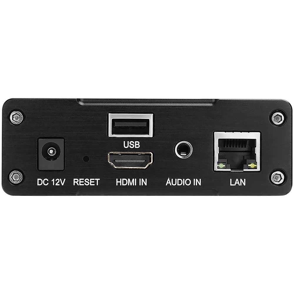 H.265 HEVC H.264 HD HDMI USB vers IP WIFI encodeur vidéo SRT RTMP HLS Streaming en direct Streamer de diffusion