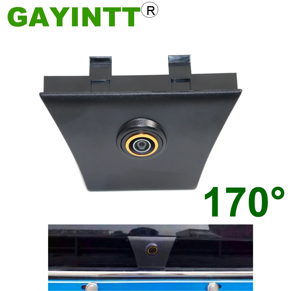 

GAYINTT 170° 720P Night Vision Car Front View Camera For Ford Kuga Escape 2013 ~ 2020 Front Grille Camera Vehicle HD