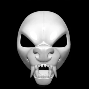 American stlye Base Mask 3D Printing PETG Material Furry Canidae Skull Cosplay Props DIY Accessories