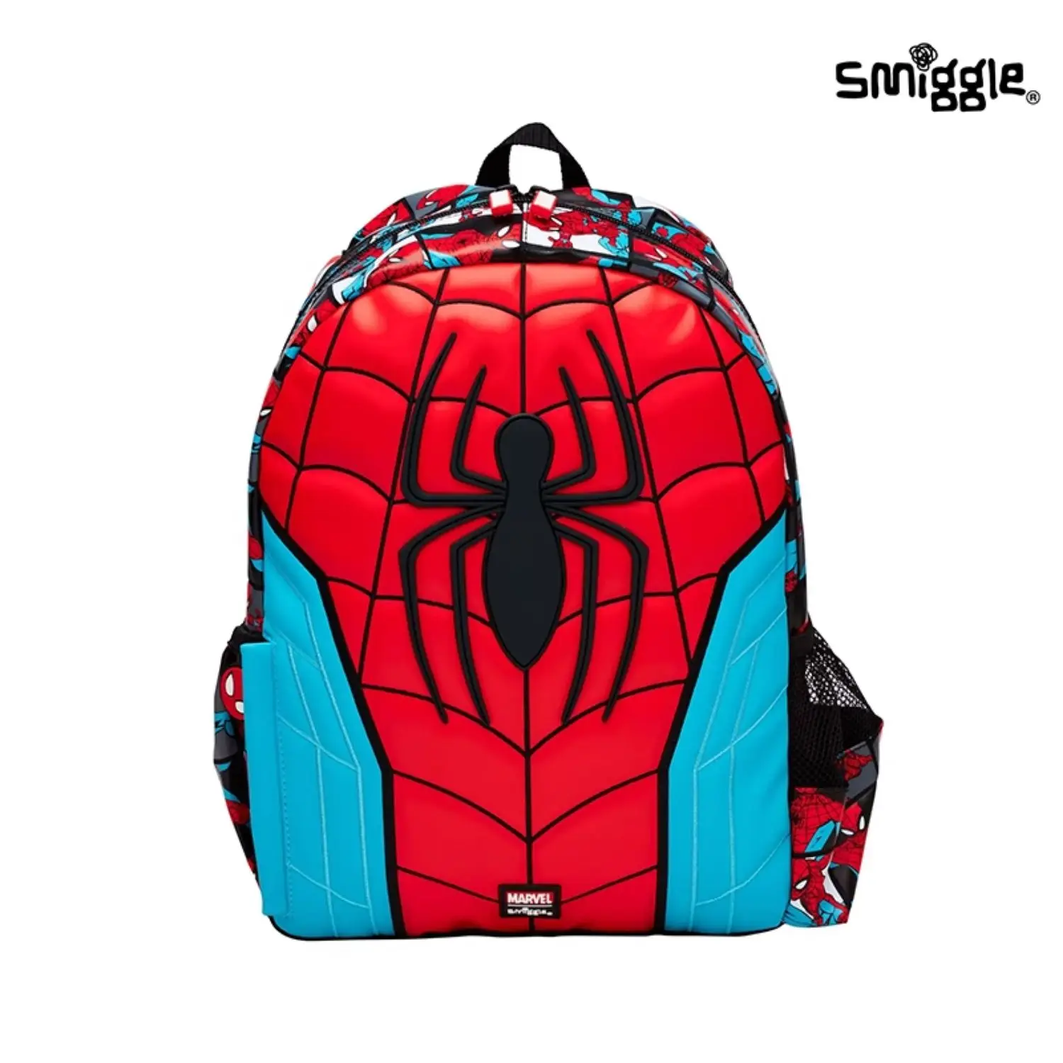 Nowa Australia Smiggle Marvel Spider Man Bookbag chłopięcy plecak studencki ze słomianą butelką wody plecak studencki z kapeluszem