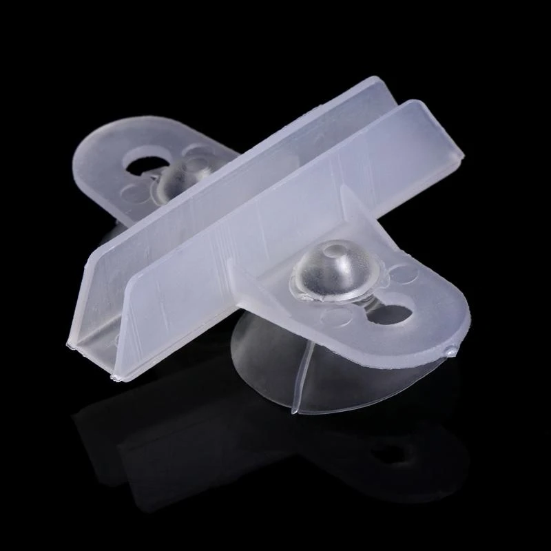  5 Pcs Divider Clips Plastic Sheet Holder 1.2in Suction Cups Clear for Aquarium