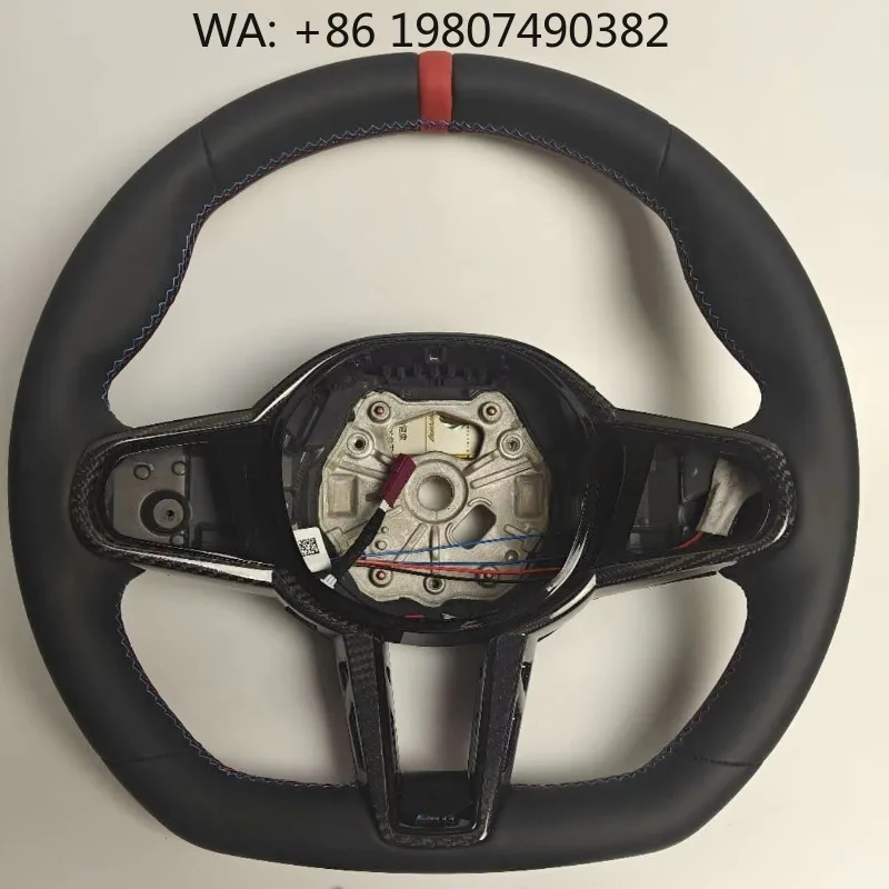 

Custom Color Forged Carbon Fiber LED Steering Wheel Sport For Luxury Off-road Auto Interior