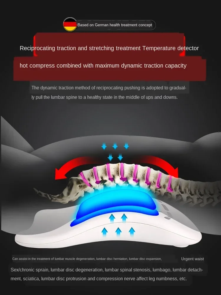 赤外線腰マッサージャー,カイロプラクティックエアバッグ装置,椎間板ヘルニアの腰部治療,鎮痛ツール