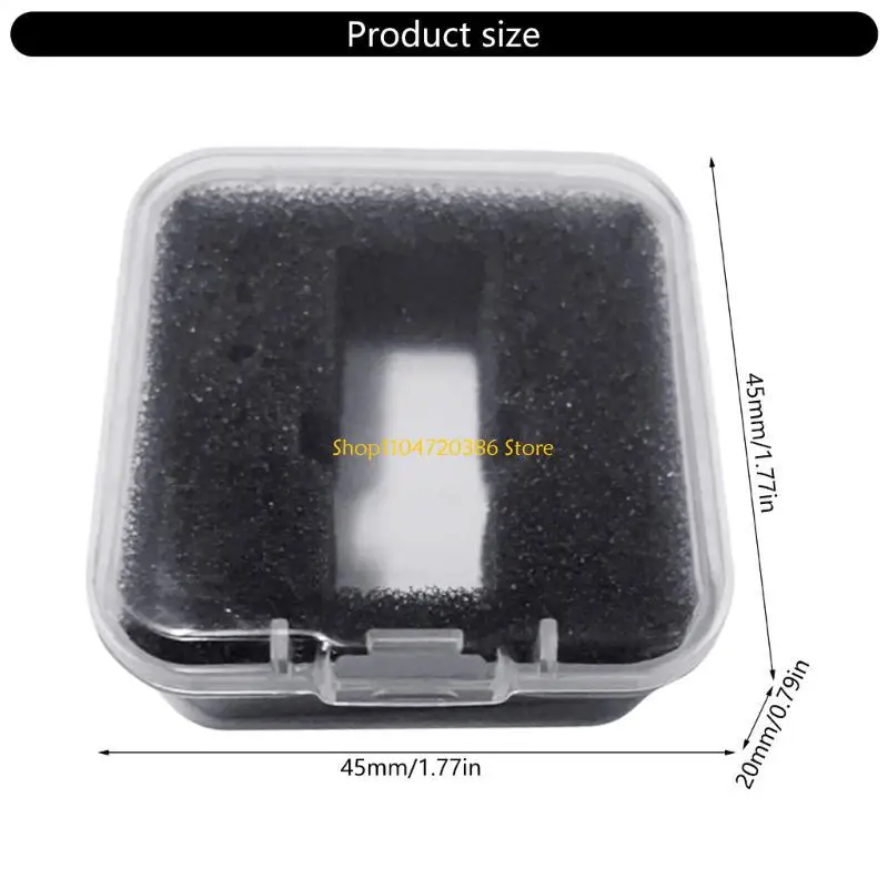 5/10stcs Stringstable Styluses Organisatoren Box Phonograph Cartridge Display Opslagoplossing Naaldrek Display Storage Case