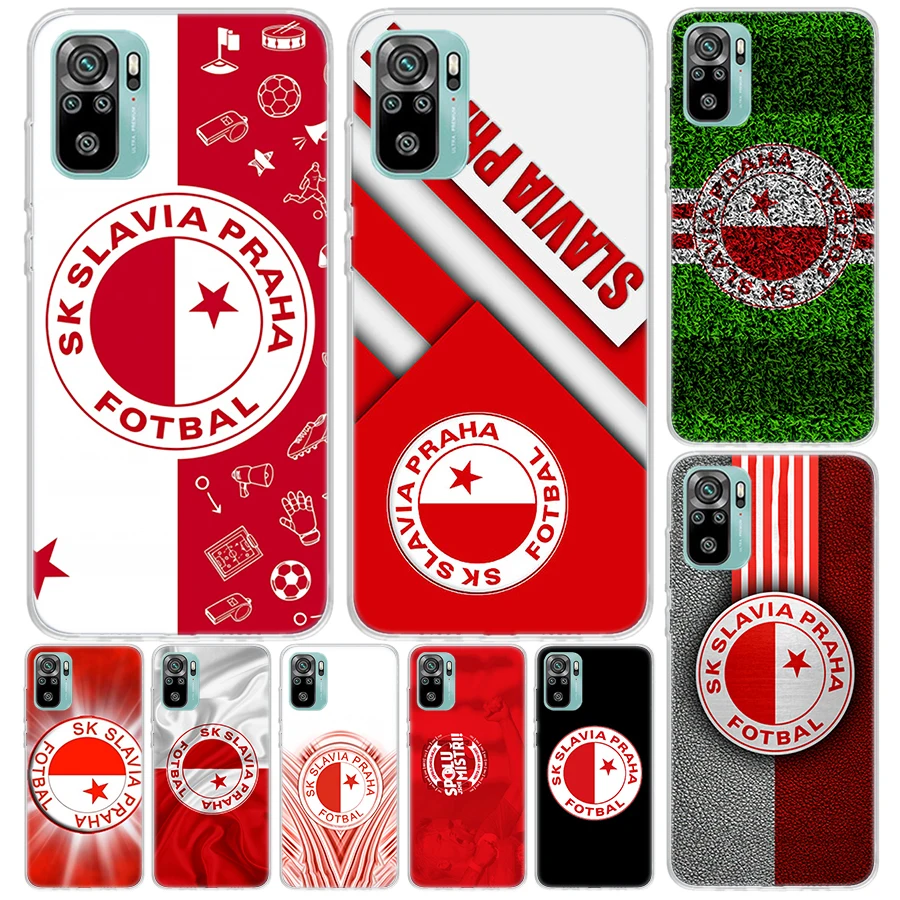 Sk Slavia Praha Czech Republic Cover For Xiaomi Redmi 10 10C 12 12C 9 9C 9T 9A Phone Case 10A 8A 8 7A 7 6A 6 Pro K20 K40 10X S2