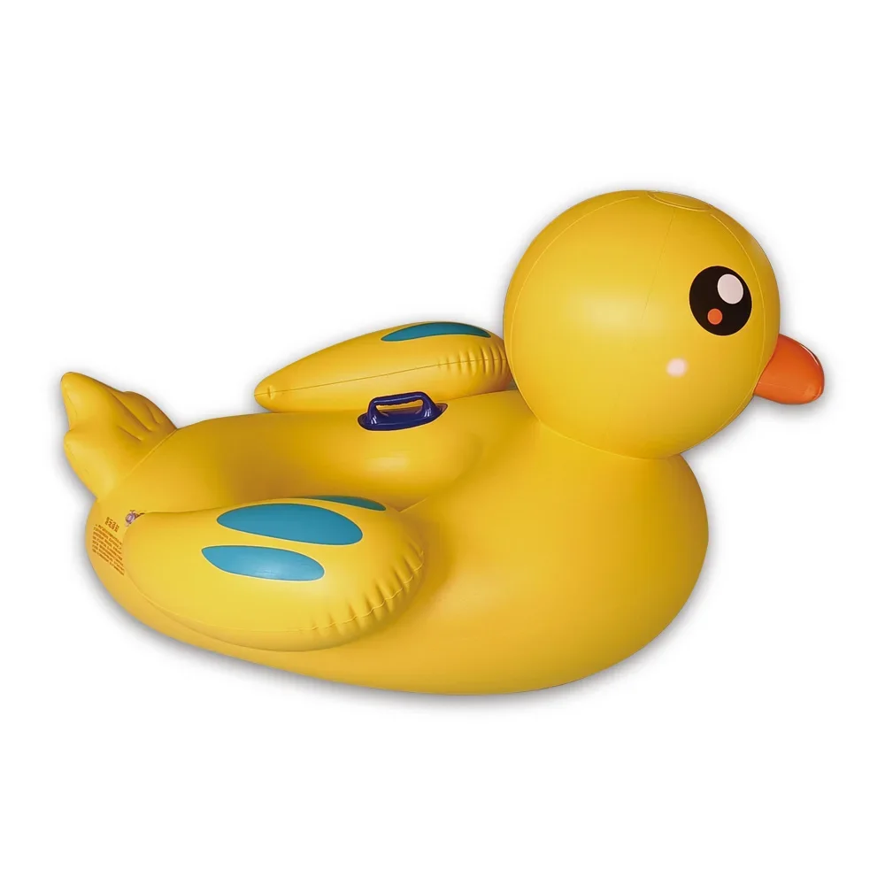 Yellow Duck Float For Indoor Waterpark Fun Customizable Size Steel Water Slide For Amusement