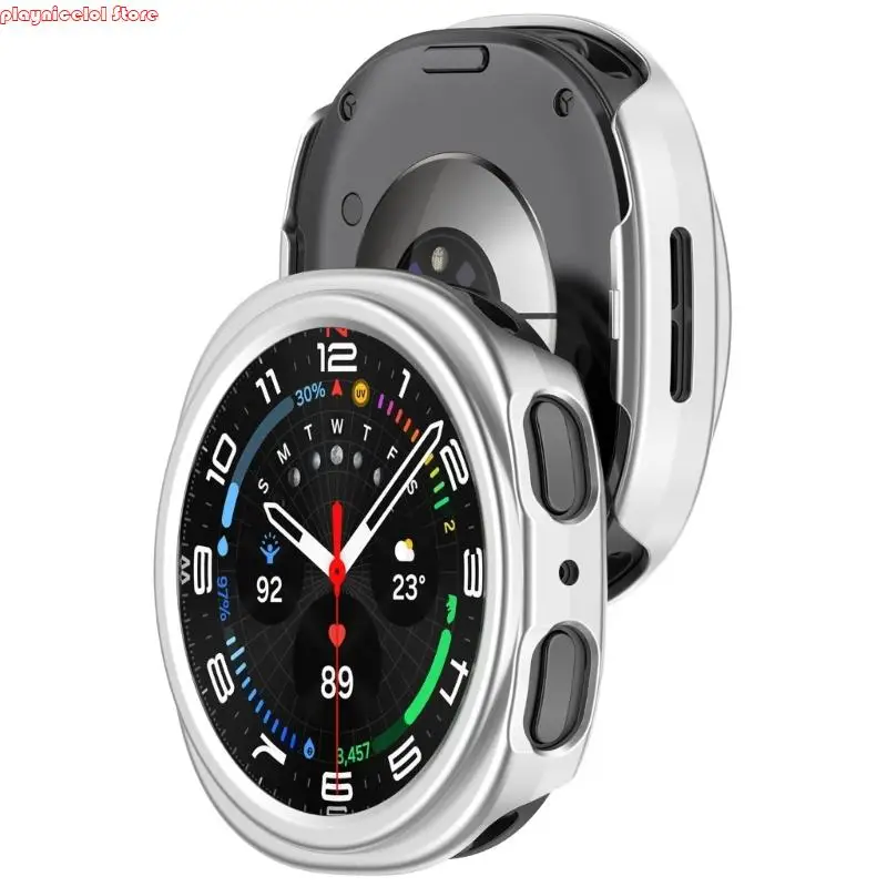 E8BA 패션 중공 시계를위한 스마트 워치 프레임 케이스 8 40/44mm 스크래치 저항 충격 방지 커버 하우징 일상적인 마모