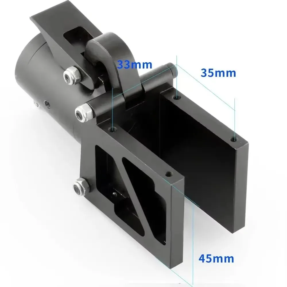 Planta de aleación de aluminio Multirotor UAV D30mm, brazo plegable mejorado, tubo de marco de 30mm, adaptador de junta de abrazadera de asiento fija