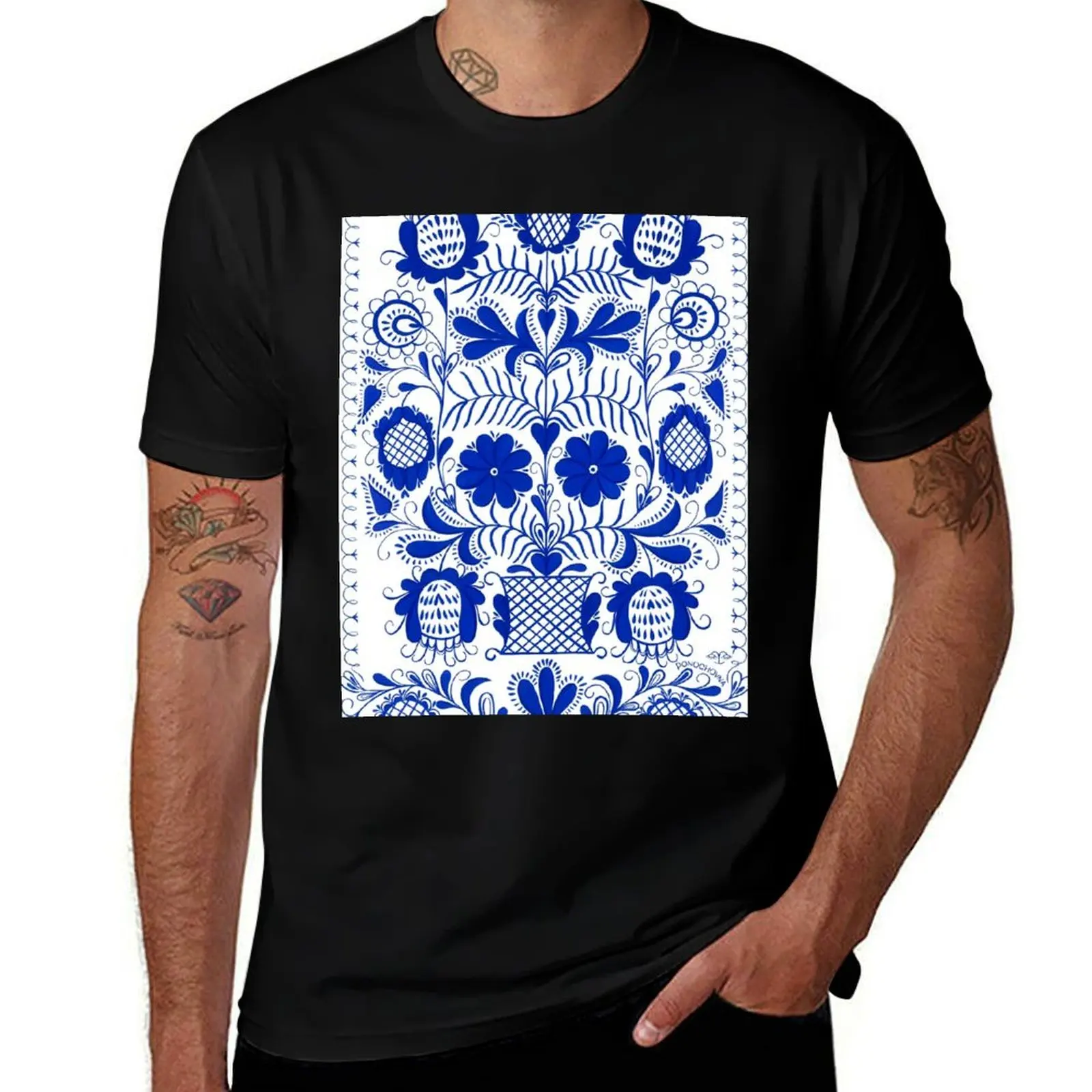 

Cobalt Bluebells T-Shirt t shirts for man cotton soft t shirt man designer t shirt man casual T-shirt