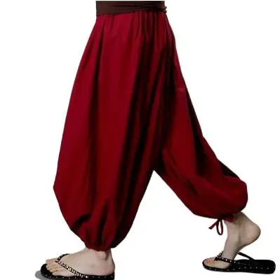 

Fashion women and men' casual cotton pants,dancing pants, wide leg pants,cotton bloomers