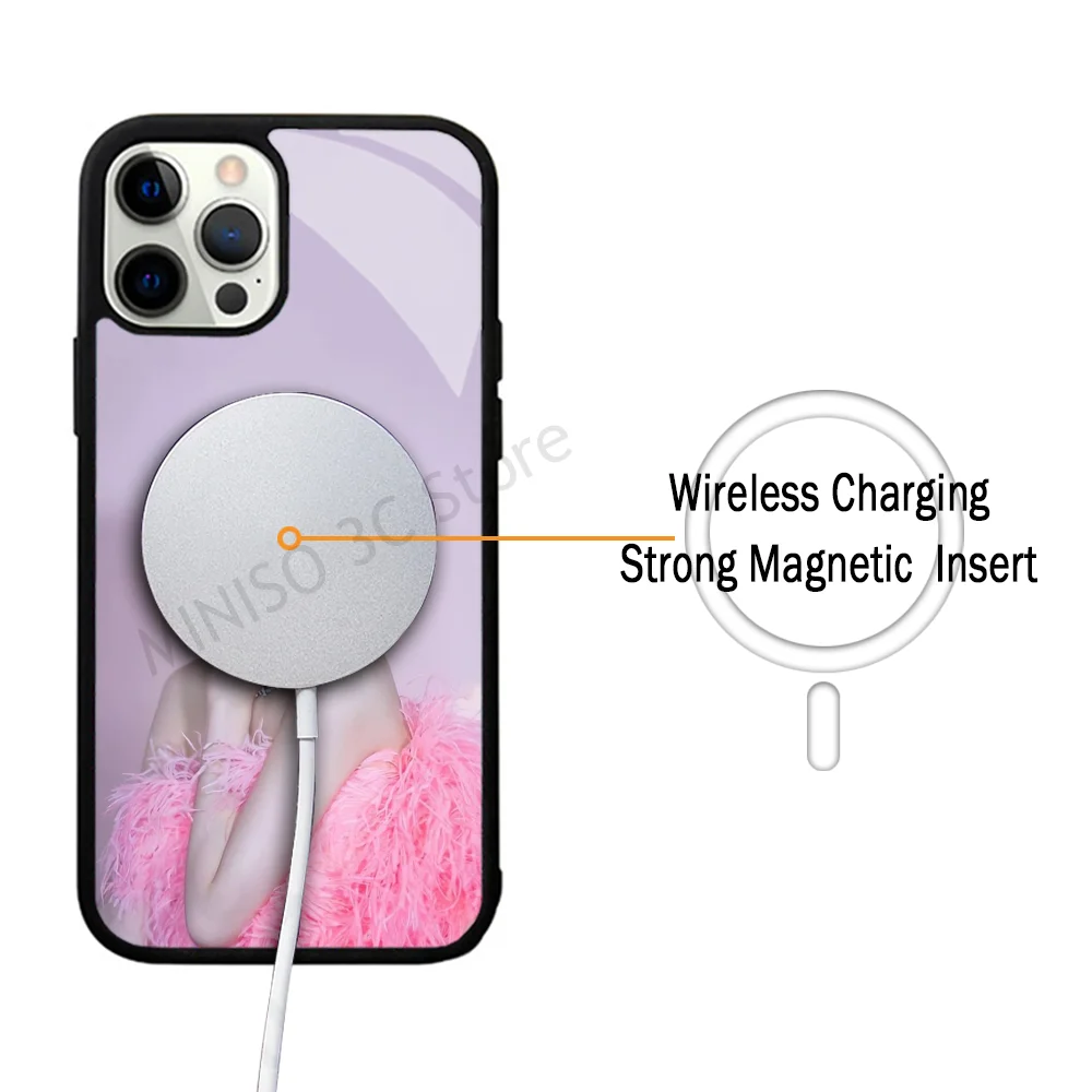 Kpop Girl Sana T-Twice Phone Case Strong Magnetic For IPhone 15 14 13 Pro Max 11 12 Mini For Magsafe