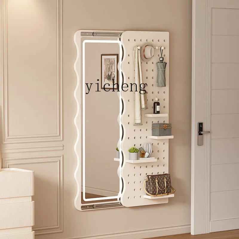 

ZC does not occupy a full-body mirror, cloud telescopic mirror, full-body cloakroom, upper wall, full-length mirror