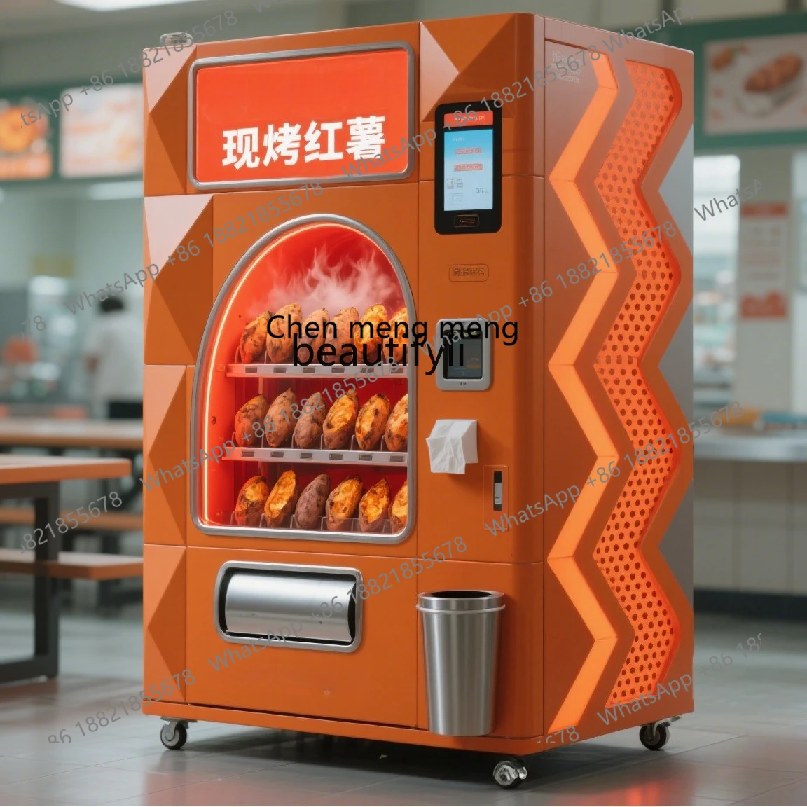 X Roasted sweet potato, self-service vending machine, barbecue corn vending machine commercial