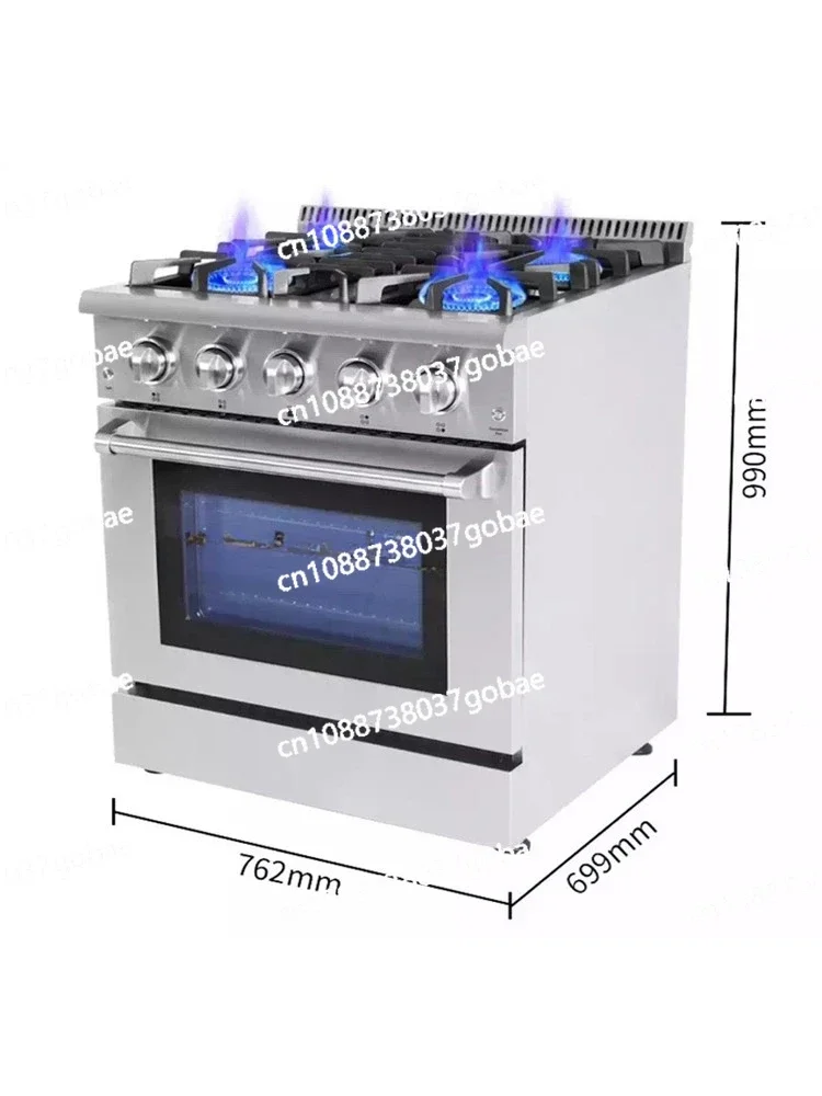 The Gas Stove Electric Oven Is Integrated with The Integrated Stove Combination