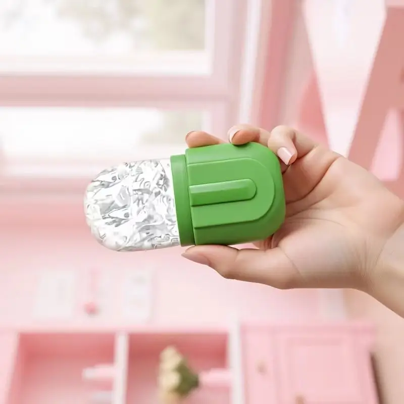 Beauty Massage Silicone Ice Mold Facial Cold Compress Ice Roller For Face And Eyes Cooling And Firming Facial Skin Care Tool