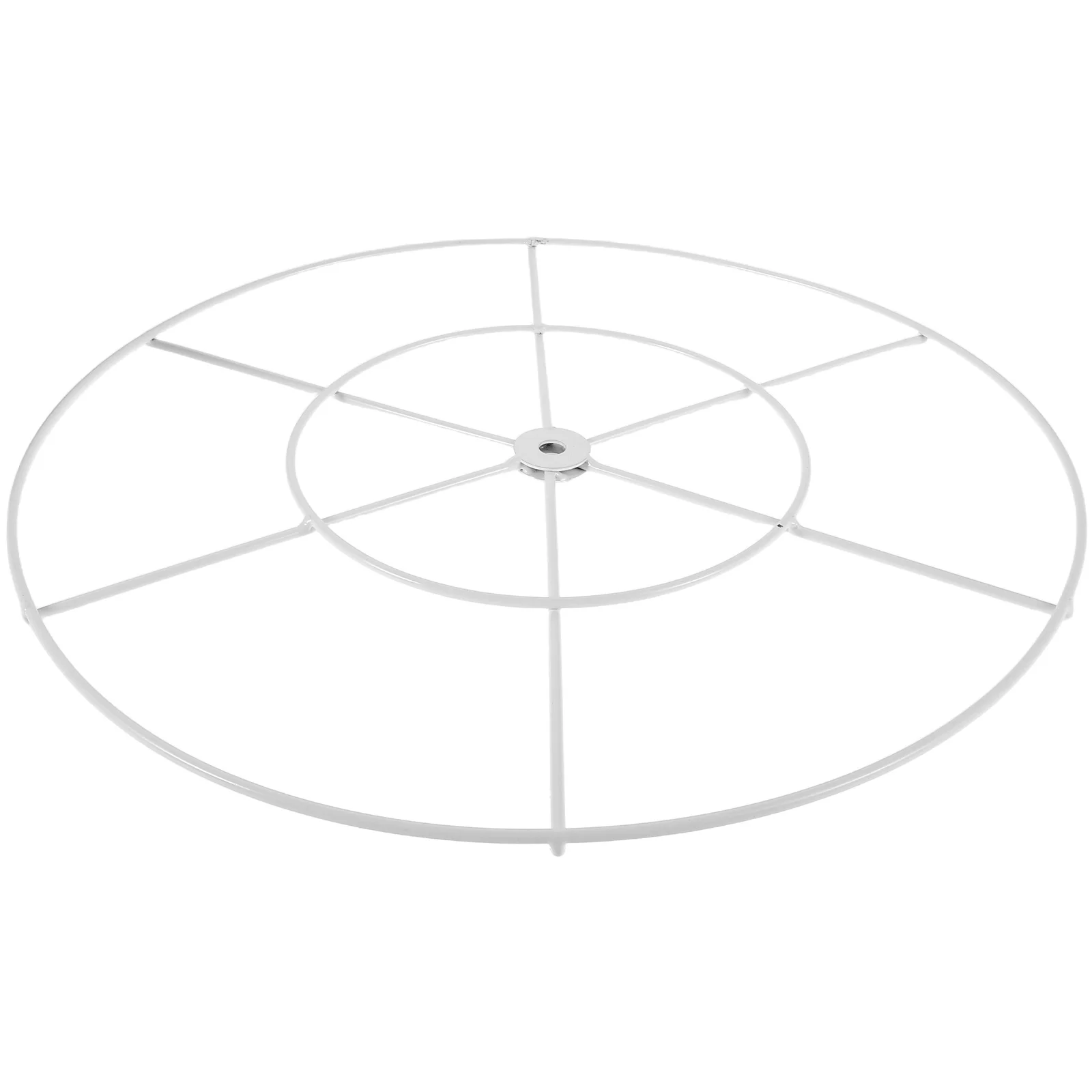 

BESTOYARD Metal Wedding Ceiling Drape Hoop Frame Craft Iron White Decorative Hanging for Bridal Shower Backdrop