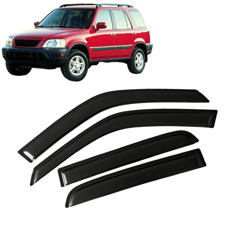 

Оконный козырек для Honda CR-V 1997 1998 1999 2000 2001, ветровые дефлекторы, защита от дождя, дверной козырек, вентиляционные шторы, солнцезащитный козырек от дождя