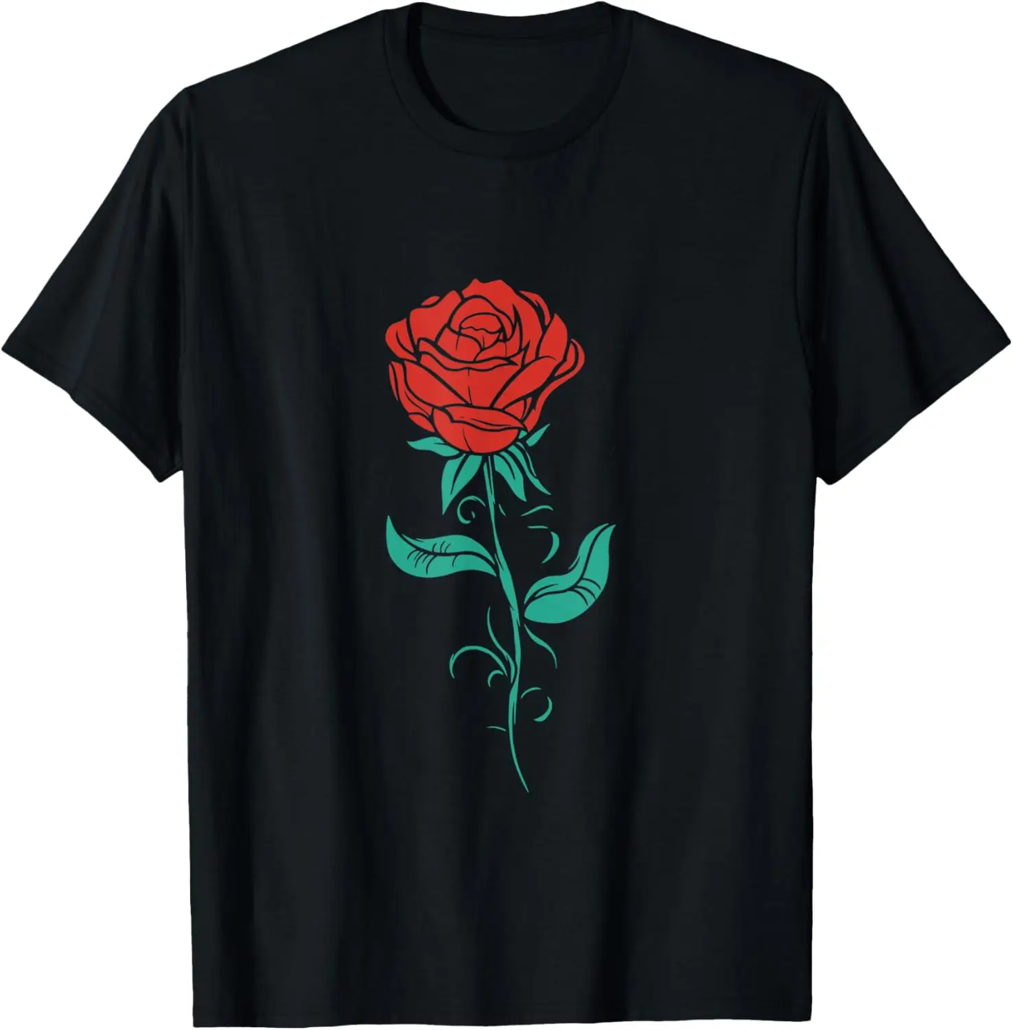 

Red Roses cute floral women design T-Shirt