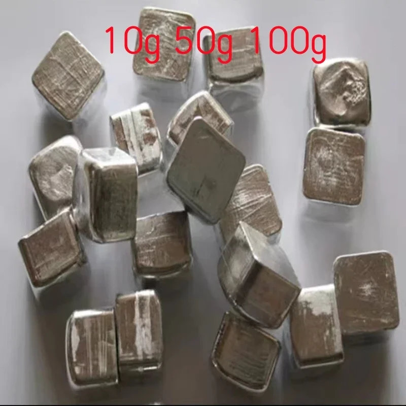 Experimental study of high purity metal indium In99.995% indium block Indium particle 10g 50g 100g